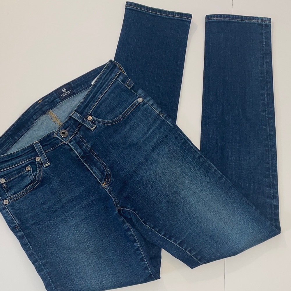 Ag Adriano Goldschmied Dark Blue Skinny Jeans | 26